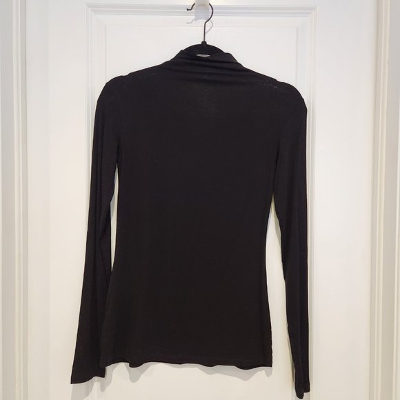 2 FOR $15! Dynamite Long Sleeve Turtleneck/Mock Neck | Black | Sz S - Picture 5 of 9